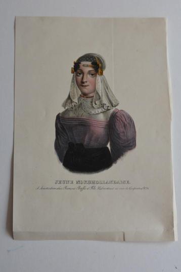 NOORD-HOLLANDSE KLEDERDRACHT Mooie Litho Buffa 1825 GV8 beschikbaar voor biedingen