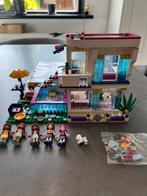 Lego huis met bouwtekening en figuurtjes (imitatie lego), Ophalen of Verzenden, Zo goed als nieuw