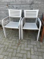9 Homint Tuinstoelen - Metaal, Ophalen, Gebruikt, Metaal, Grijs