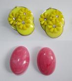 Vintage clip oorbellen twee paar., Ophalen of Verzenden