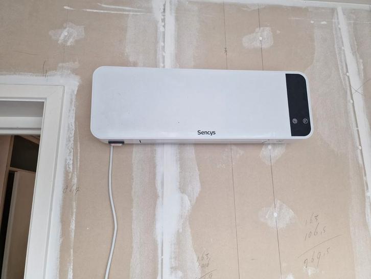Sencys Elektrische Muurkachel - Perfect voor extra warmte!, Huis en Inrichting, Kachels, Gebruikt, Hangend, Overige soorten, Elektrisch