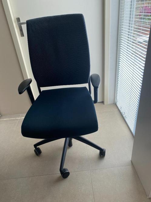 Bureaustoel, Huis en Inrichting, Bureaustoelen, Gebruikt, Bureaustoel, Blauw, Ophalen