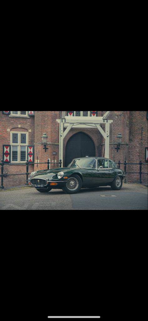 Jaguar E-Type 5.3 V12 2*2 AUT 1971 Groen, Auto's, Jaguar, Particulier, E-Type, Benzine, Coupé, Automaat, Geïmporteerd, Groen, Ophalen