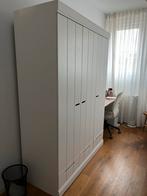 Woood Connect Kledingkast - wit 3 deurs, lade, grenen, Huis en Inrichting, Ophalen, Gebruikt, 100 tot 150 cm, Met lade(s)