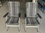 2 comfortabele verstelbare Base Camp camping stoelen, Ophalen, Zo goed als nieuw, Campingstoel