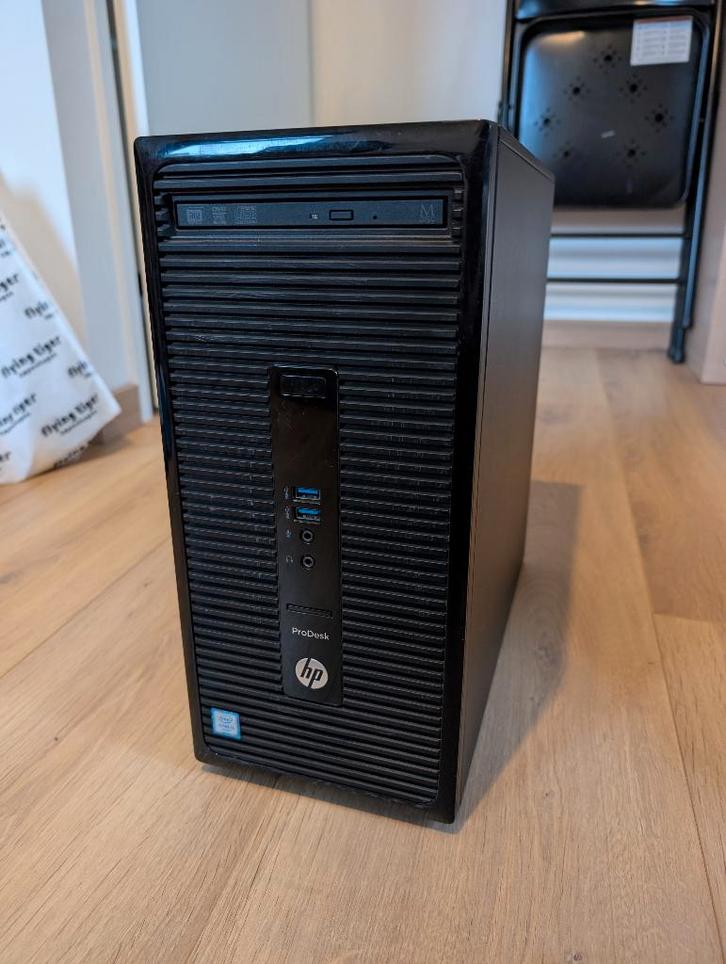 HP ProDesk 400 G3 MT Desktop PC (i5-6500), Computers en Software, Desktop Pc's, Gebruikt, 3 tot 4 Ghz, SSD, 8 GB, Ophalen of Verzenden