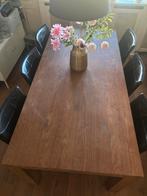 ZSM OPHALEN Eethoek met 6 stoelen, Huis en Inrichting, Tafels | Eettafels, Ophalen, Gebruikt, 100 tot 150 cm, Vijf personen of meer