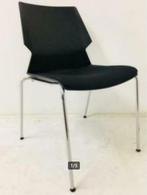 Vergaderstoel Bijzetstoel Stapelstoel Zwart, Twee, Zwart, Ophalen of Verzenden, Zo goed als nieuw
