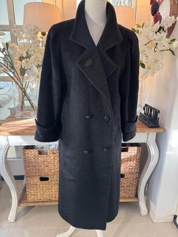 Chique, ZWARTE alpaca/lama-jas Modell, 38-40/M, ZGAN. beschikbaar voor biedingen