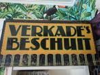 Verkade's beschuit blik groot, Ophalen of Verzenden, Zo goed als nieuw, Koek(jes), Verkade