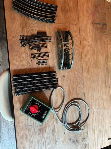 Fleischmann Transformator 715 + Rails H0 beschikbaar voor biedingen