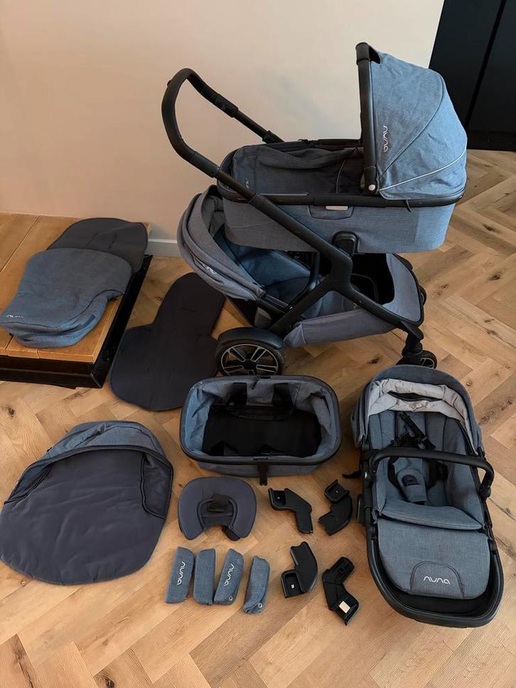Nuna Demi Grow Duowagen + Accessoires, Kinderen en Baby's, Kinderwagens en Combinaties, Zo goed als nieuw, Combiwagen, Overige merken