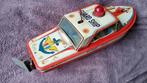 Antiek blikken Tin Toy Ship Guard Ship Boot Daito Japan., Antiek en Kunst, Ophalen of Verzenden