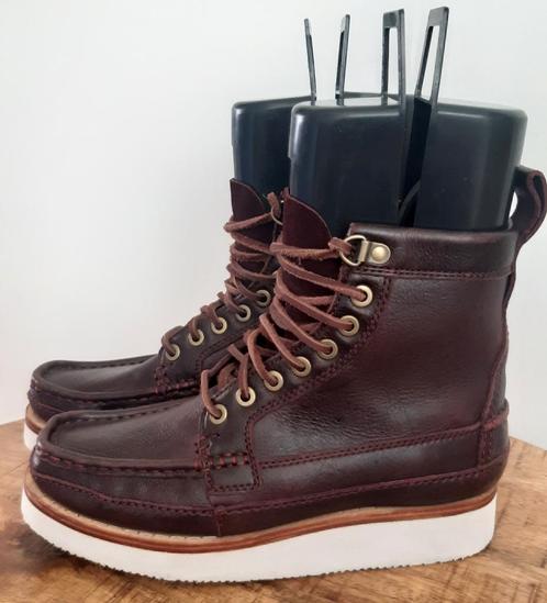 Clarks Wallace Hike Bordeaux Leather Charles F. Stead Boots, Kleding | Dames, Schoenen, Zo goed als nieuw, Overige typen, Zwart