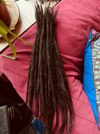35 bruine dread extensions 50-55cm lang nu 185€, Sieraden, Tassen en Uiterlijk, Uiterlijk | Haarverzorging, Nieuw, Ophalen of Verzenden