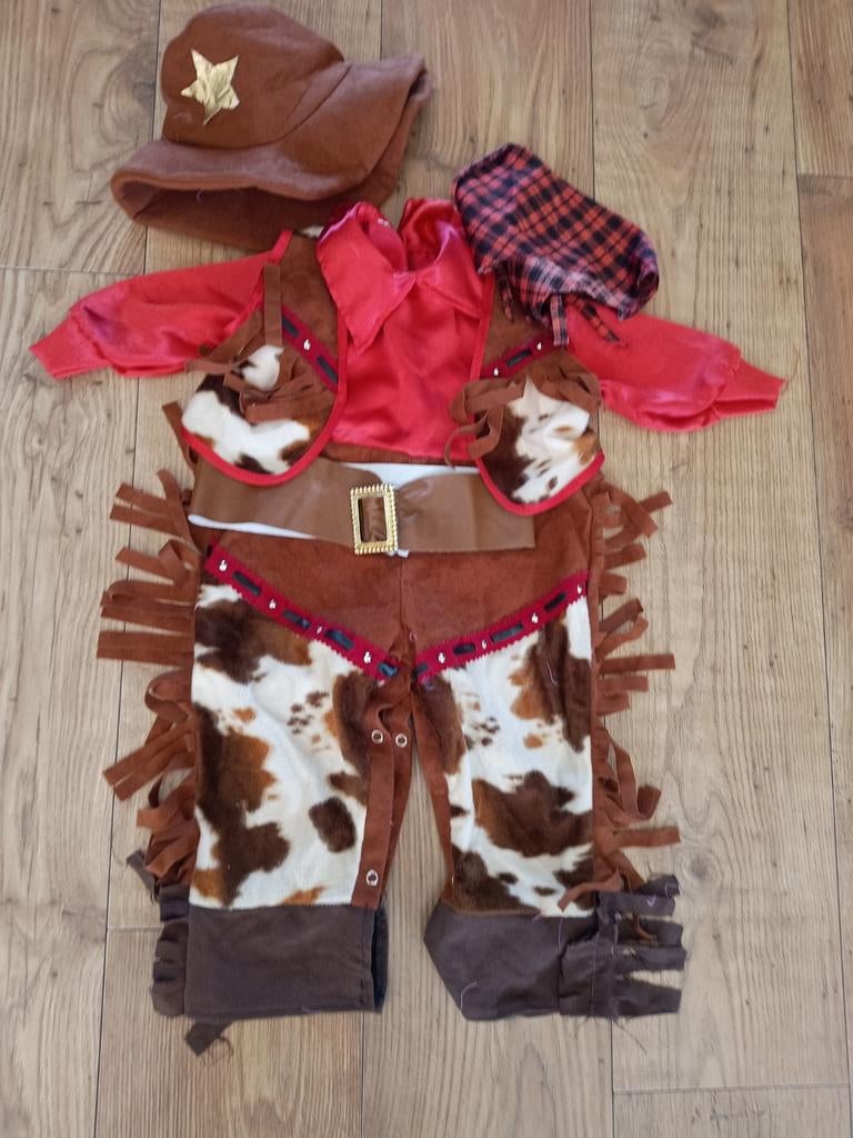 Cowboy kostuum maat 80-86, Ophalen of Verzenden, 104 of kleiner, Jongen of Meisje