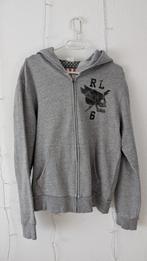 00s Ralph Lauren denim & supply vintage Y2K zip up hoodie, Maat 48/50 (M), Ralph Lauren, Ophalen of Verzenden, Grijs