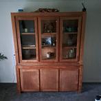 Mooie teak buffetkast, Ophalen, 50 tot 75 cm, Glas, 200 cm of meer