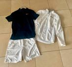Nike shirt, short en trainingsjack + Head short Peakz padel, Wit, NIKE, Ophalen of Verzenden, Zo goed als nieuw