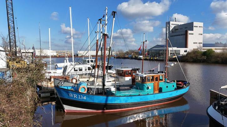 Noordzeekotter &#8216;WR 134&#8217; (bj 1960), Watersport en Boten, Motorboten en Motorjachten, Gebruikt, 12 meter of meer, Overige brandstoffen