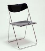 IKEA Ted / Jim Klapstoel - Gammelgaard - Jaren 70 - Chroom, Kunststof, Gebruikt, Ophalen of Verzenden, Vijf, Zes of meer stoelen