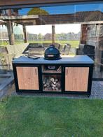 Buitenkeuken, buitengrillstation, big green egg tafel kamado, Tuin en Terras, Ophalen, Nieuw, Houtskool