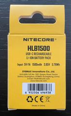 Nitecore HLB1500 USB Li-ion Batterijpack 1500mAh, Ophalen of Verzenden, Nieuw, Oplaadbaar