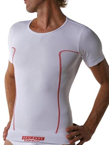 Sportshirt RED LEVEL LR-40, Carbon, Wit, XS, 60% korting!!! beschikbaar voor biedingen