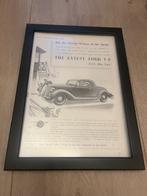 Ford V-8 originele advertentie vintage 1936, Ophalen of Verzenden, Gelezen, Ford