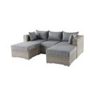 Mooie loungeset, Ophalen, 3 zitplaatsen, Zo goed als nieuw, Loungeset