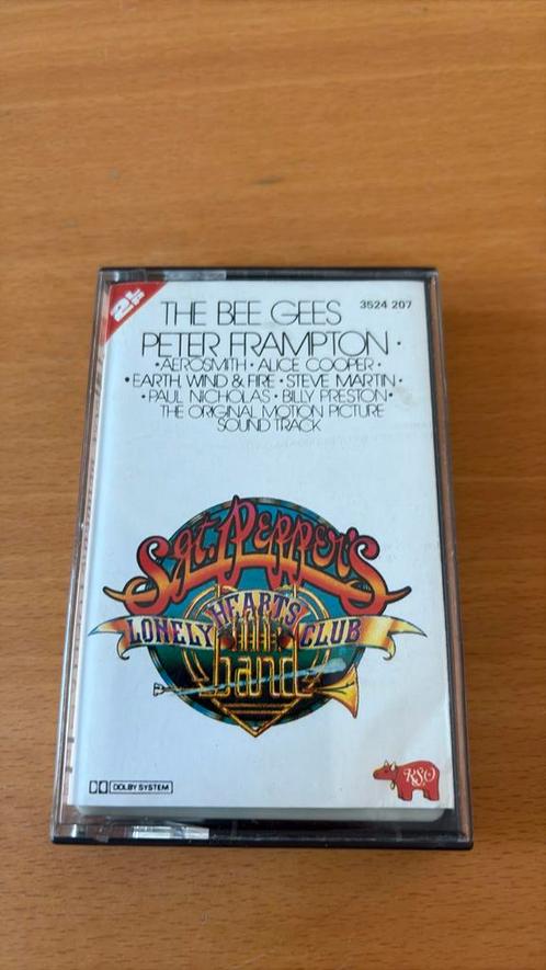 Bee Gees muziek cassette SGT Pepper lonely hearts OST, Cd's en Dvd's, Cassettebandjes, Gebruikt, Origineel, 1 bandje, Ophalen of Verzenden