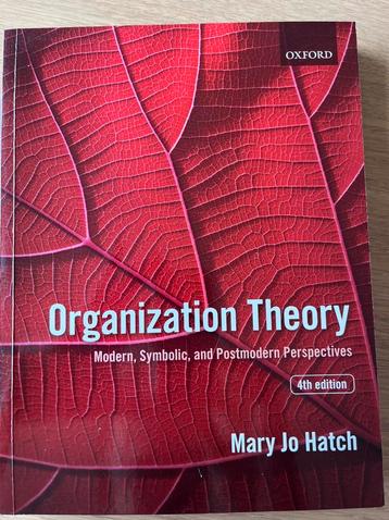Organization Theory  beschikbaar voor biedingen