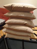 Tuinkussens, vierkant, circa 60x60 cm, beige, Tuin en Terras, Ophalen, Zo goed als nieuw