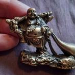 Boeddhisme: Beeldje Happy Boeddha met Knapzak, Verzenden, Gebruikt, Dier