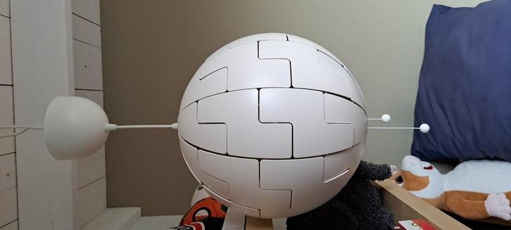 ikea hanglamp ps2014 wit/ wit zgan!, Huis en Inrichting, Lampen | Hanglampen, Zo goed als nieuw, Minder dan 50 cm, Ophalen of Verzenden