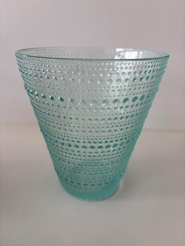 Iittala Kastehelmi vaas watergroen - 15 cm, Overige kleuren, Ophalen of Verzenden, Minder dan 50 cm, Glas