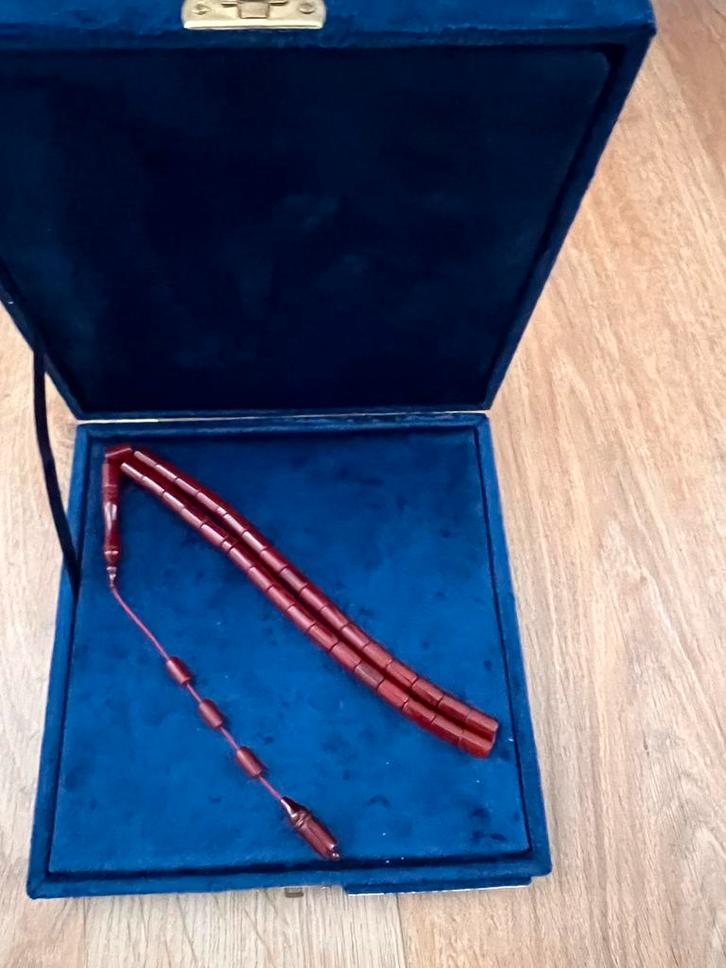 Nieuwe Snijmodel Sıkma Kehribar Tesbih, Sieraden, Tassen en Uiterlijk, Overige Accessoires, Zo goed als nieuw, Ophalen of Verzenden