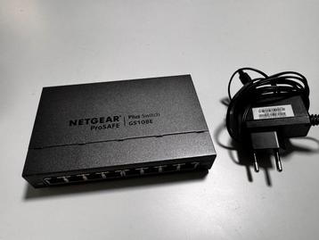 Netgear GS108Ev3 ProSafe Switch 8-poorts beschikbaar voor biedingen