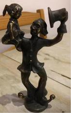 Corry Ammerlaan - bronzen beeldje clown - 16 cm, Antiek en Kunst, Ophalen of Verzenden