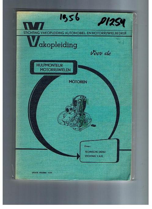 VAM MOTOR EN BROMFIETS TECHNIEK BOEKEN, Boeken, Motoren, Gelezen, Verzenden