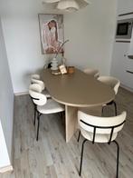 Bouclé eetkamerstoelen, Ophalen, Wit, Nieuw, Stof