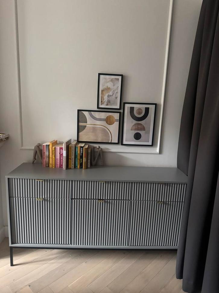 Design Opbergkast met Laden & Kastjes, Huis en Inrichting, Kasten | Dressoirs, Gebruikt, 150 tot 200 cm, 25 tot 50 cm, Met lade(s)