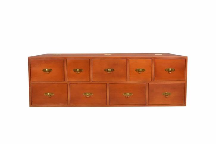 Mongoolse Dressoirs, Huis en Inrichting, Kasten | Dressoirs, Nieuw, 50 tot 100 cm, 75 cm of meer, Met lade(s), Overige houtsoorten