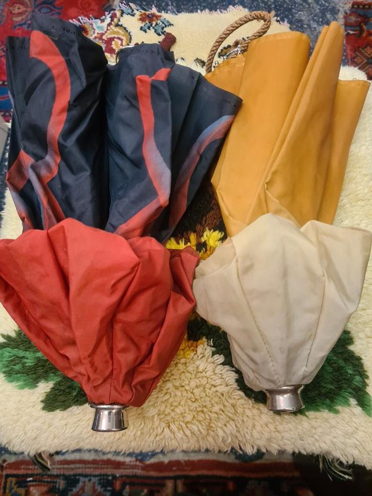 Vintage Paraplu knirps Collectie 2verschillende samen€35, Sieraden, Tassen en Uiterlijk, Paraplu's, Gebruikt, Overige kleuren