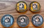 Coin KCT commando complete set Mali 2014-2016 5 stuks, Verzenden, Landmacht, Nederland, Embleem of Badge