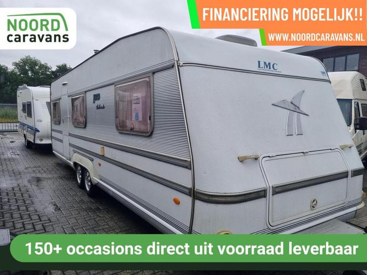 LMC AMBASSADOR 770 P ENKELE BEDDEN + AIRCO + VOORTENT, Caravans en Kamperen, Caravans, Bedrijf, tot en met 5, 1500 - 2000 kg, Rondzit