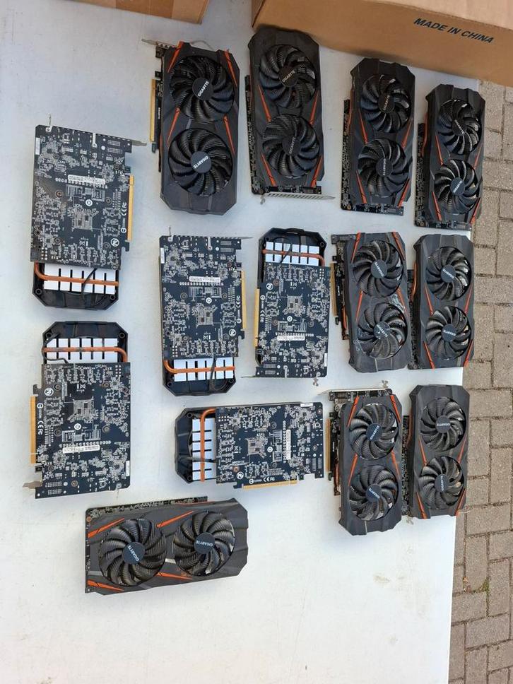 Partij Grafische Kaarten - Diverse Modellen, Computers en Software, Videokaarten, Gebruikt, Nvidia, PCI-Express 1.0, GDDR5, HDMI