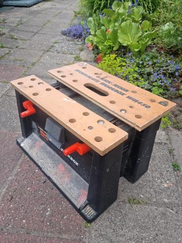 Workmate werkbank gereedschapskoffer Black en Decker WM 450 beschikbaar voor biedingen