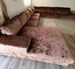 XXL Velvet Hoekbank, Huis en Inrichting, Ophalen, Hoekbank, 300 cm of meer, Zo goed als nieuw