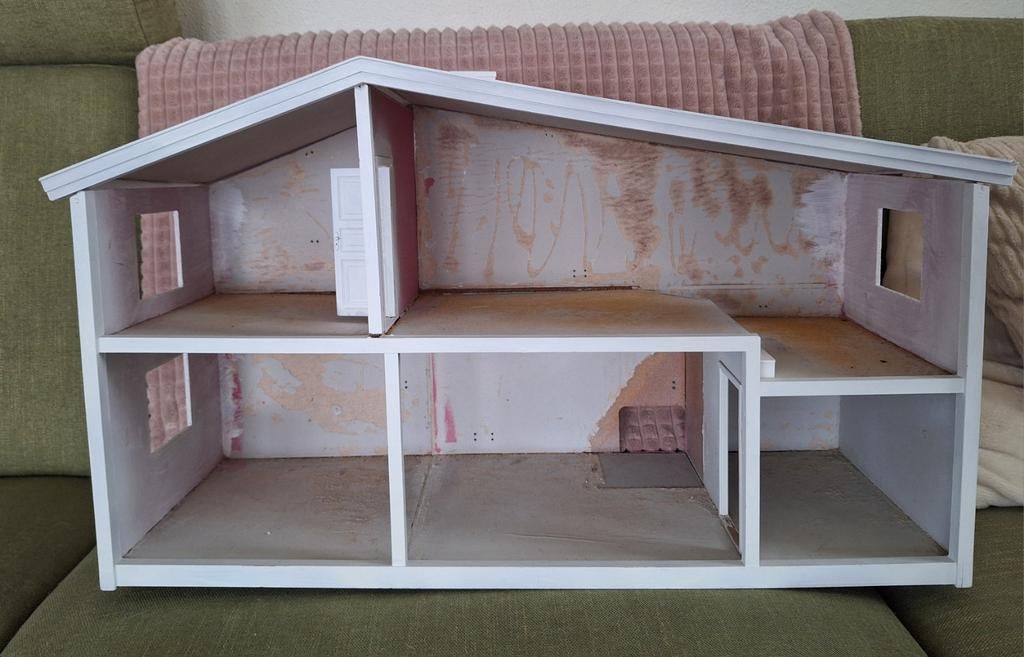 Lundby poppenhuis om op te knappen, Ophalen, Gebruikt, Poppenhuis